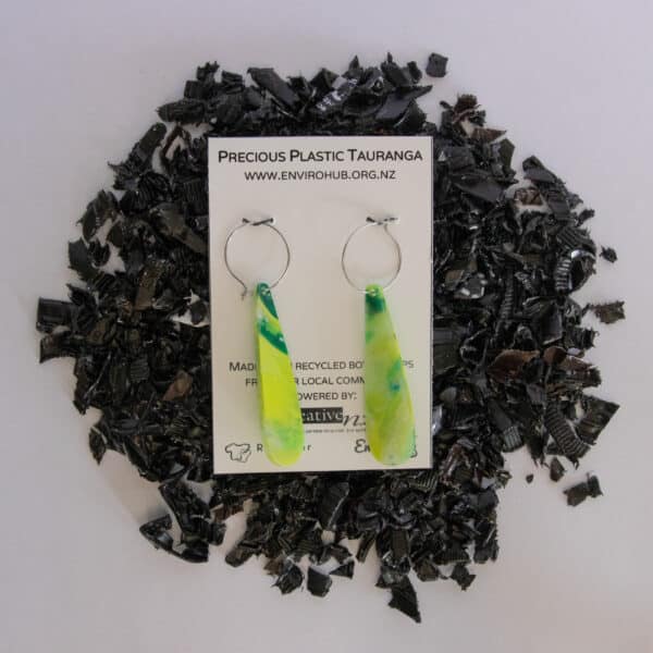 Precious Plastic Earrings - Teardrop