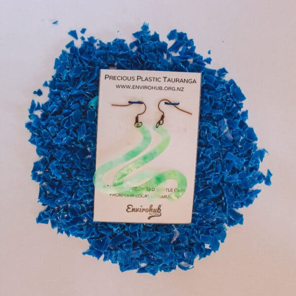 Precious Plastic Earrings - Waves - Image 2