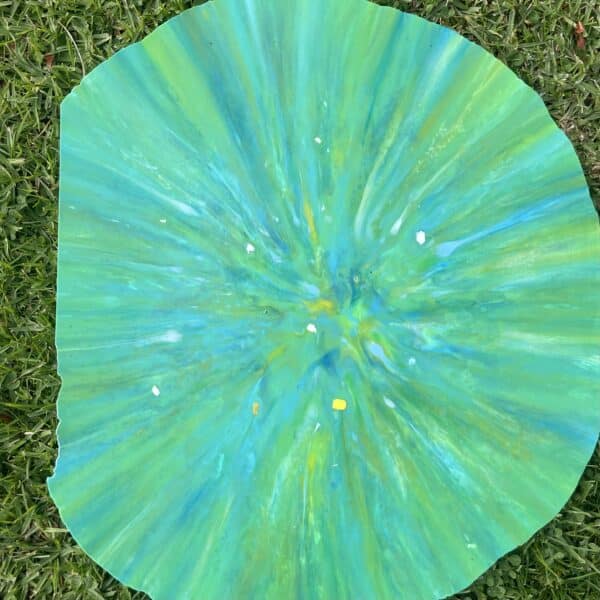 Recycled Plastic Sheet for DIY Jewellery - Pond Green - Image 6